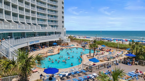 View the OCEAN from the Cali King bed in SeaWatch Resort North Tower