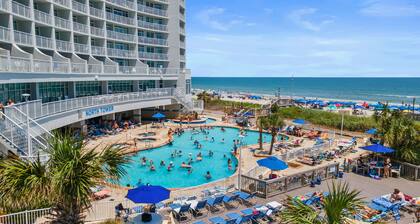 View the OCEAN from the Cali King bed in SeaWatch Resort North Tower