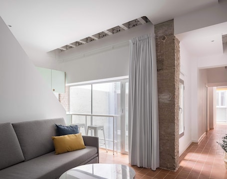 Apartment, 1 Bedroom | Living area | 50-cm Smart TV with cable channels. Don Fadrique Apartments by Olala Homes