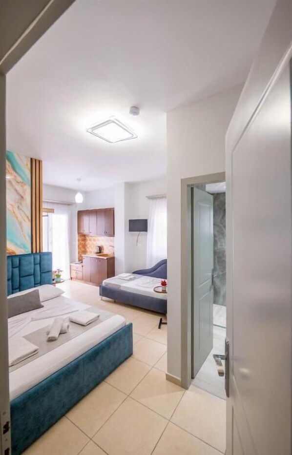 1 chambre, système d’insonorisation, accès au Wi-Fi (inclus)