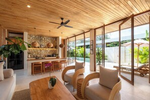 Deluxe Villa, 2 Bedrooms, Private Pool | Living area - Villa Poppy 2 Bedrooms - Bingin (Pecatu)