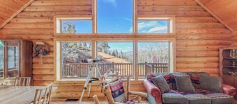 Cozy Mountain Cabin with Loft, Views and Game Room – 3 Min to Lifts!