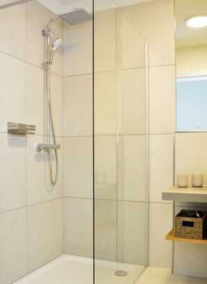 Shower, hair dryer