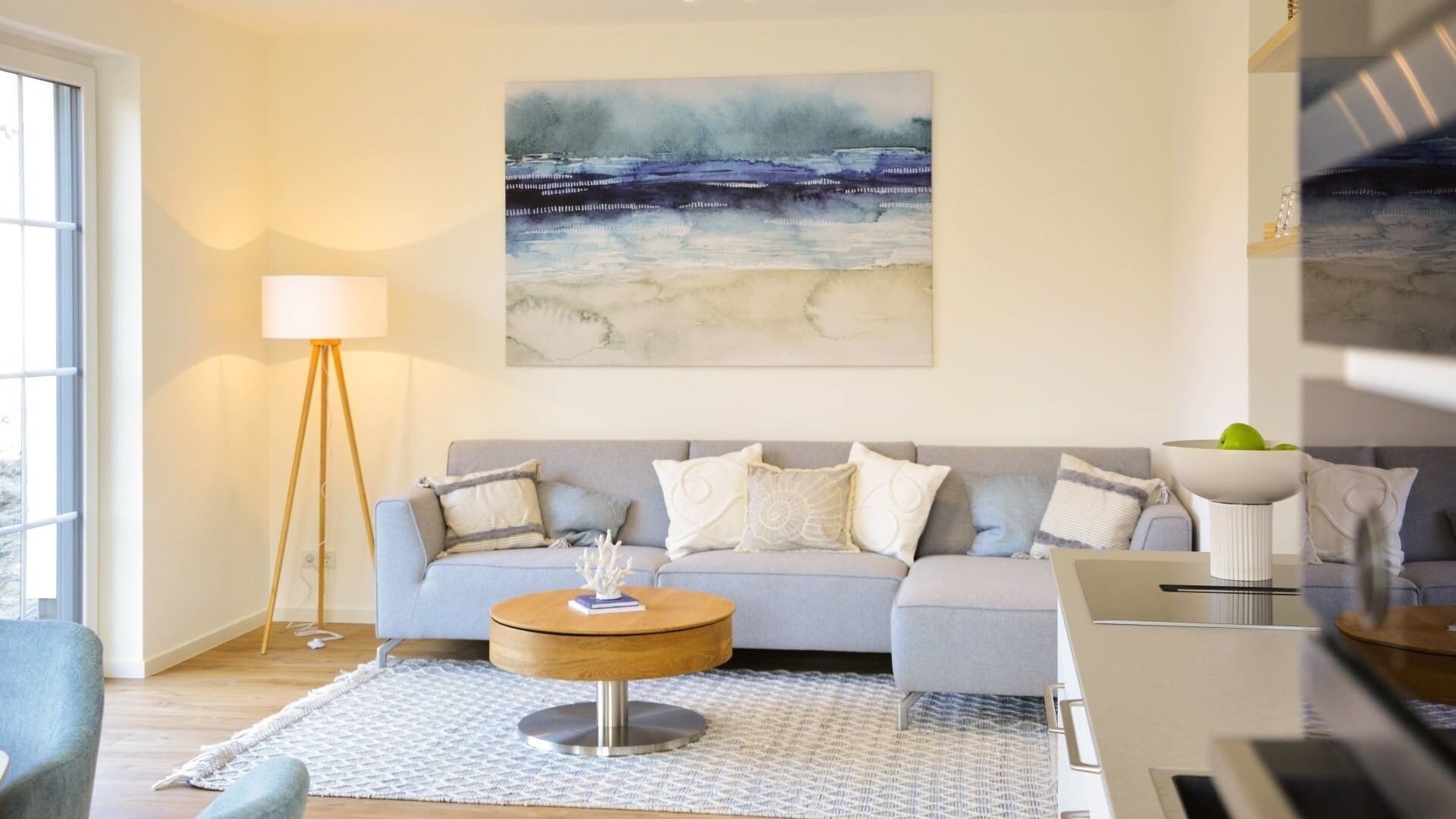 TV connectée, cheminée