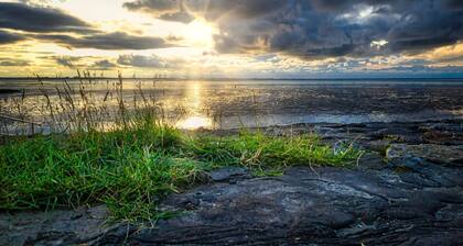 Family-friendly vacation apartment with sauna and fireplace