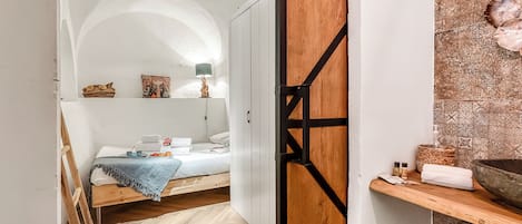 ฮันนีมูนอพาร์ทเมนท์, หลายห้องนอน (Boutique Apartment Bucanieri Luxury) | 1 ห้องนอน, ผ้าปูที่นอน