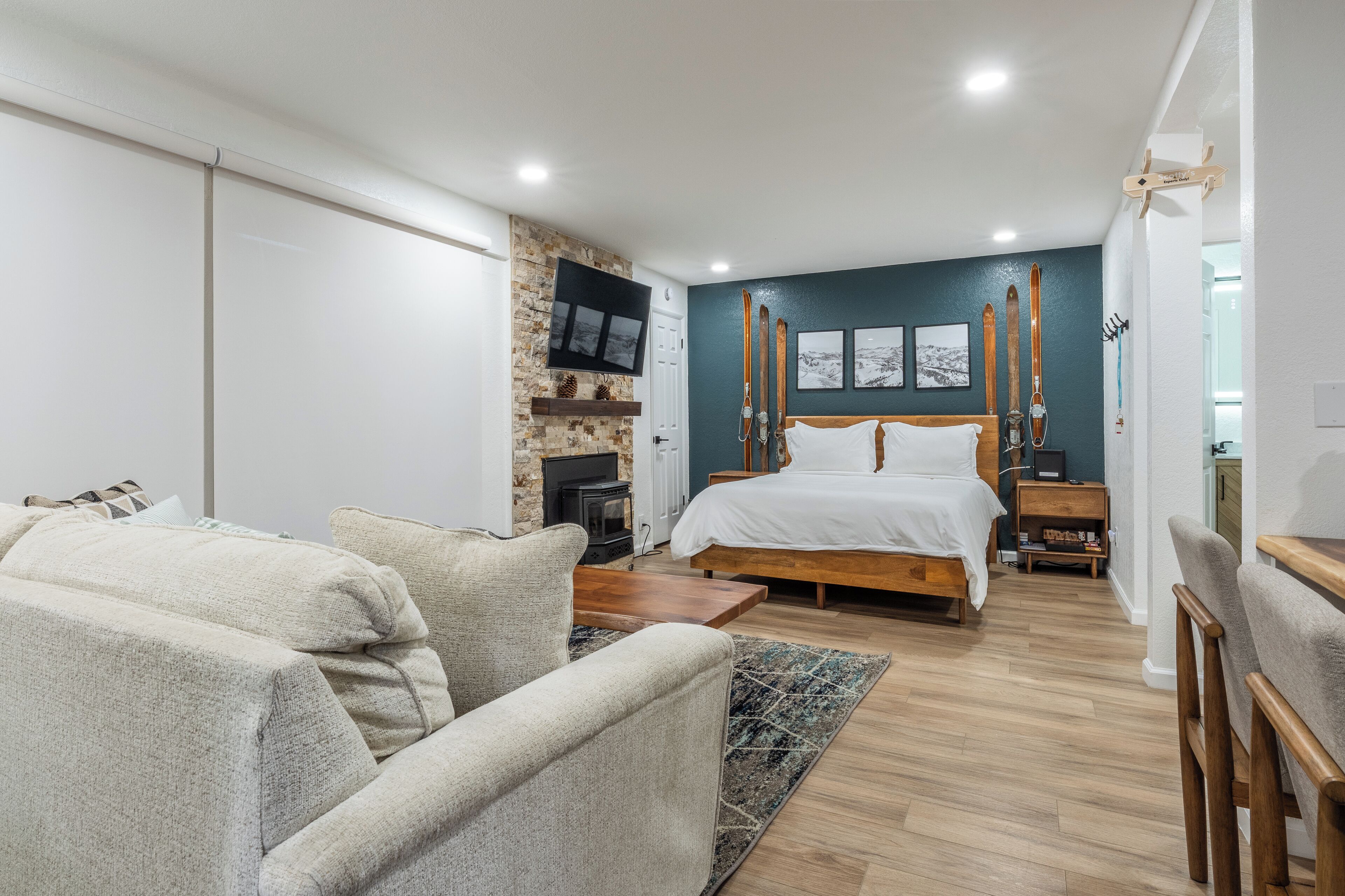 Desk, iron/ironing board, travel crib, free WiFi