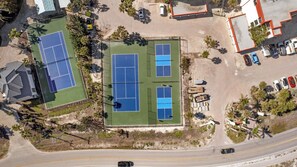 Una piscina riscaldata