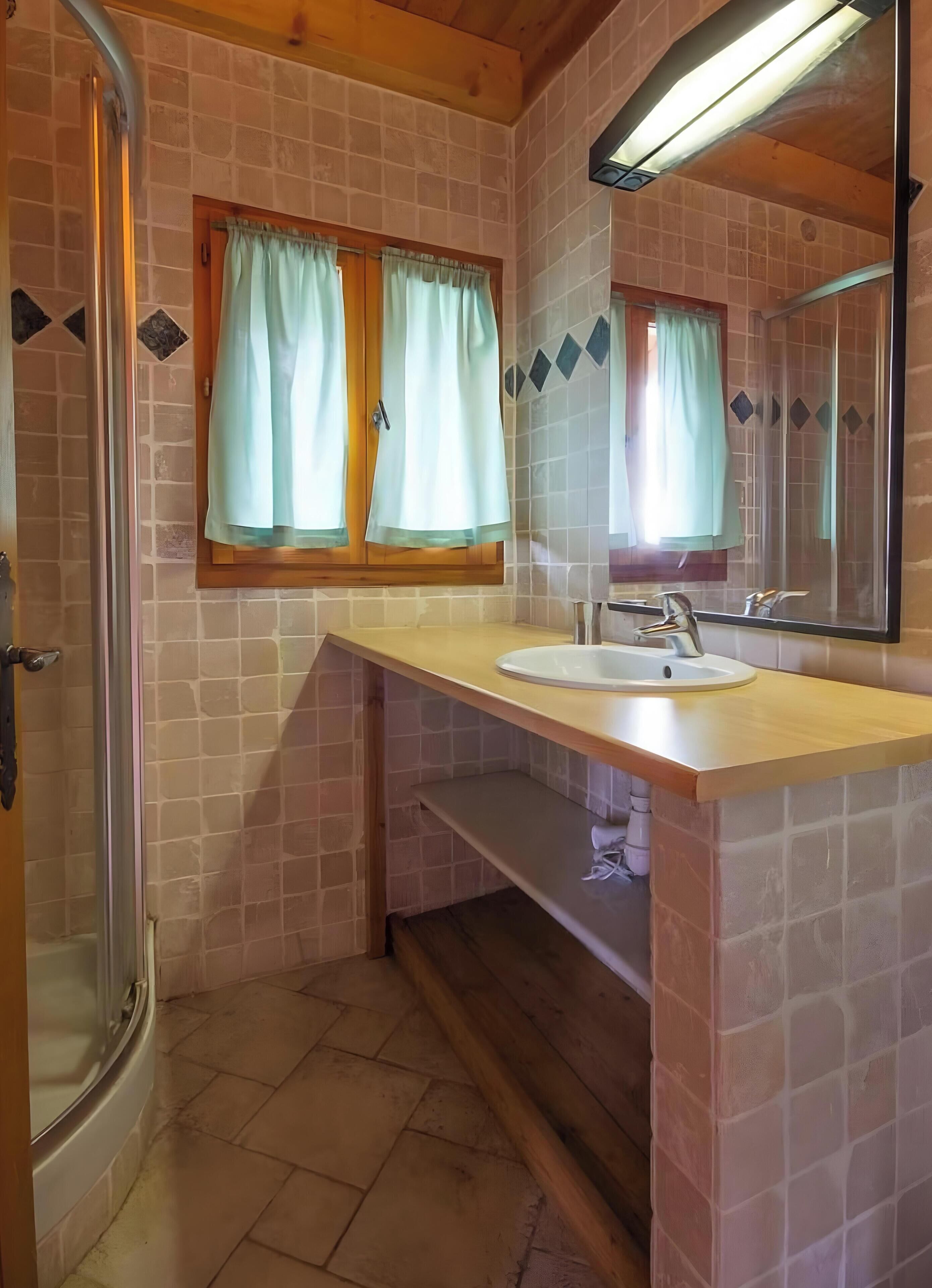 Shower, hair dryer