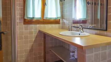 Shower, hair dryer