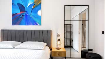 2 habitaciones y sábanas de algodón egipcio