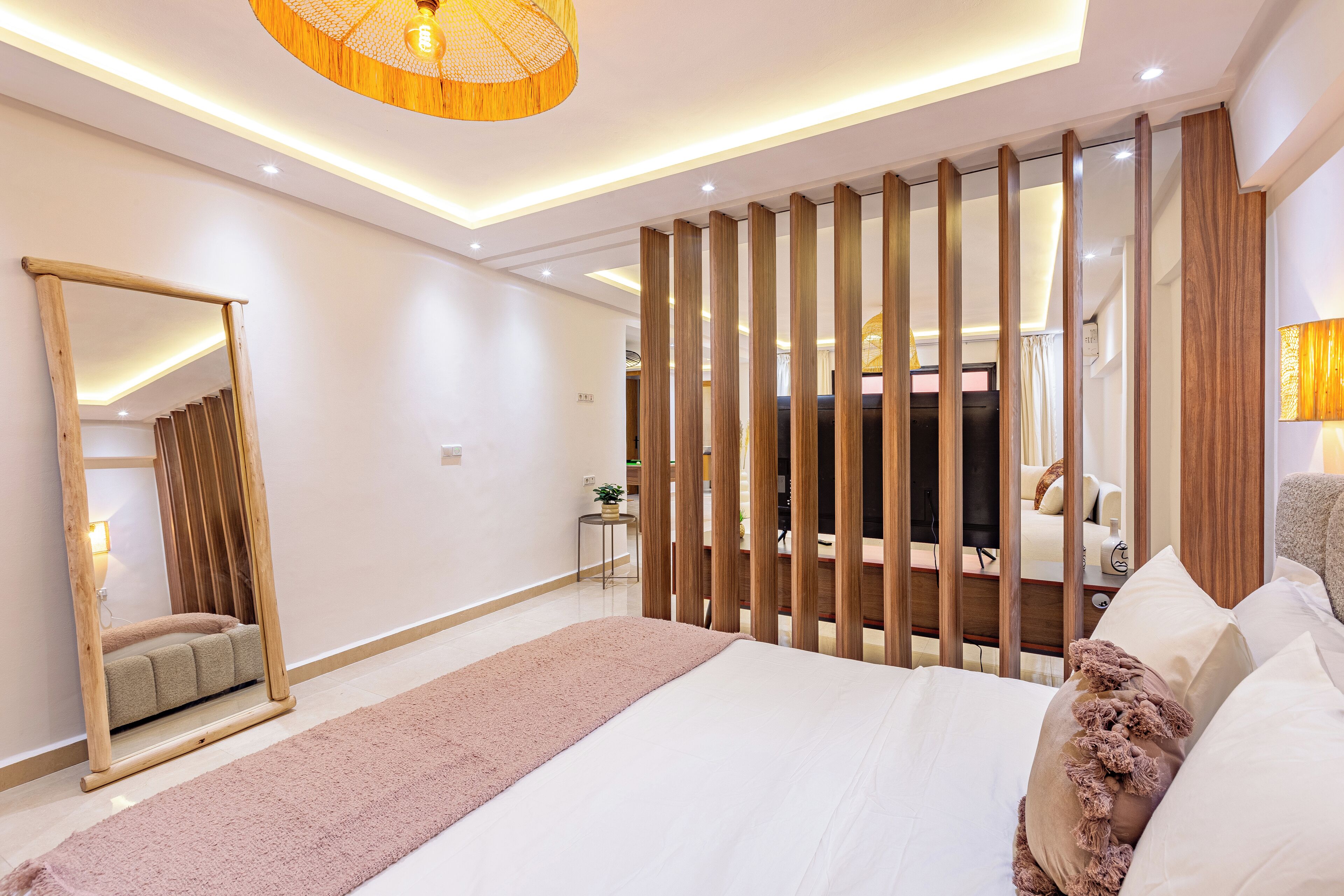 2 bedrooms, iron/ironing board, travel crib, WiFi