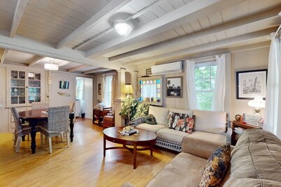 Spacious colonial home close to town with AC, porches, & W/D