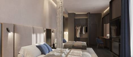 In-room safe, desk, blackout curtains, soundproofing