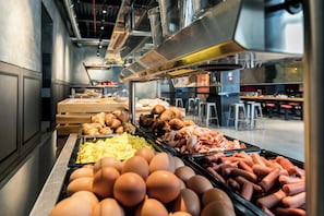 Daily buffet breakfast (EUR 25 per person)