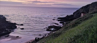 Apartamento 'Gloria-Patchwork' con vistas al mar, jardín compartido y Wi-Fi