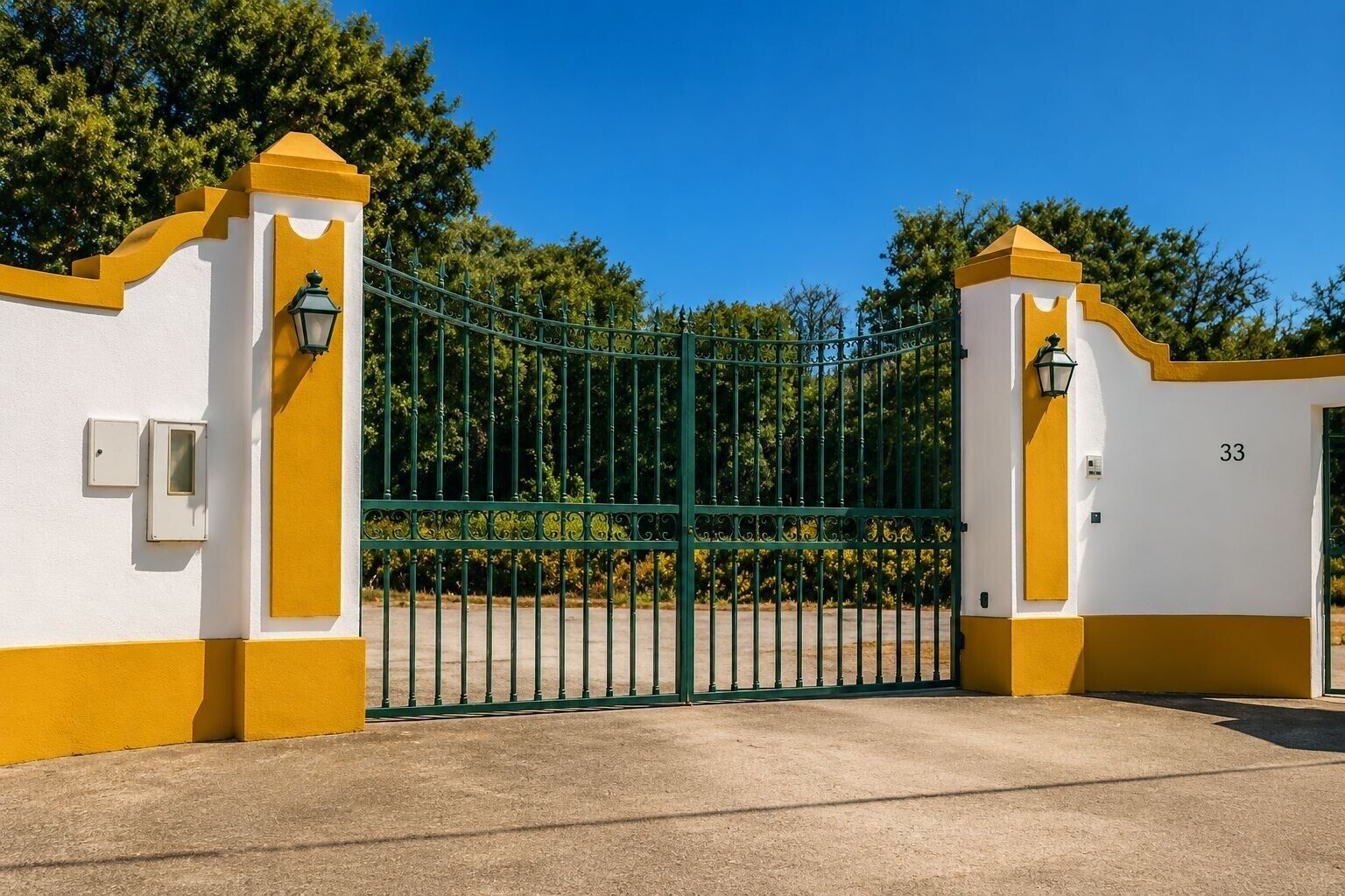 Enceinte de l’hébergement