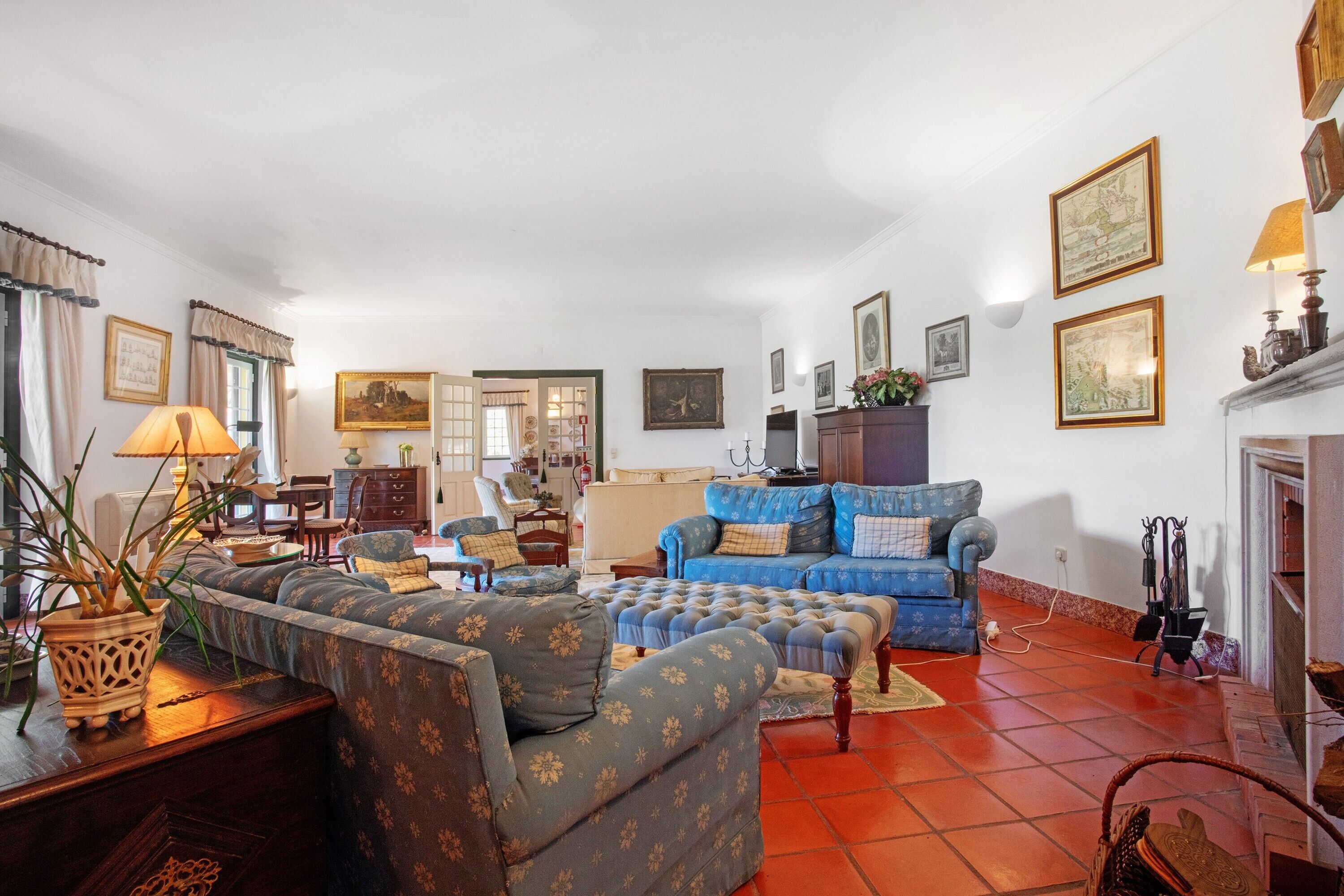 TV, fireplace, ping pong