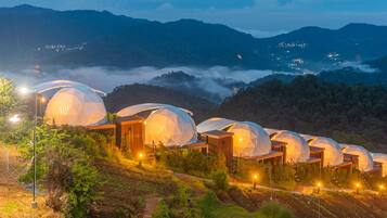 Façana frontal de l'allotjament