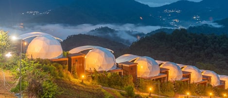 Framhlið gististaðar