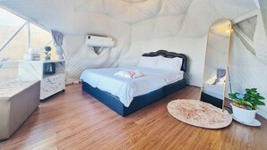 디럭스룸, 발코니, 산 전망