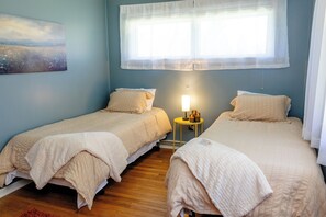 4 habitaciones, cuna de viaje, wifi gratis y ropa de cama 
