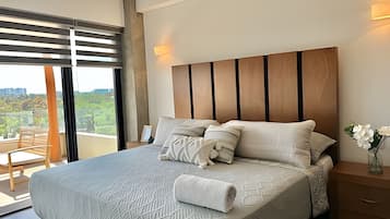 3 habitaciones y ropa de cama