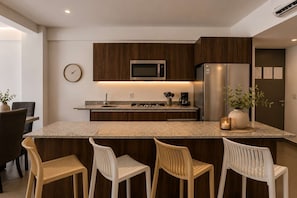 Coffee/tea maker, fridge, microwave, stovetop - Spacious Townhome in Vallarta | Pool & Comfort (Nuevo Vallarta)