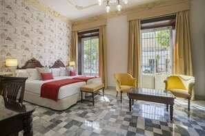 Deluxe Double or Twin Room | Free minibar items, in-room safe, desk, blackout drapes
