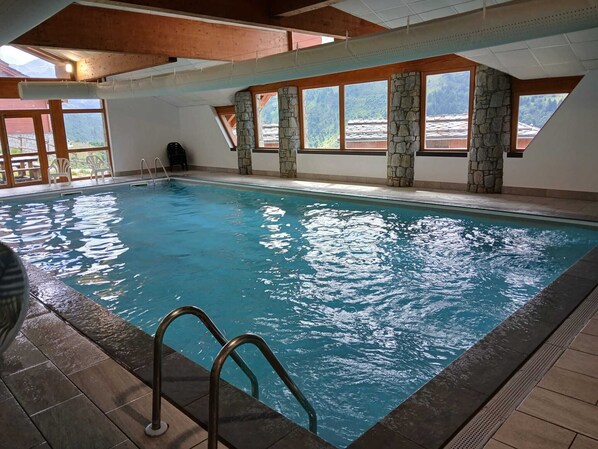 Indoor pool, a heated pool