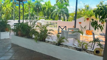 Suíte superior, sacada, vista para o jardim | Vista para o jardim