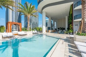 Pool - Luxury Brickell Condo / Organic Modern at SLS Lux (miami)