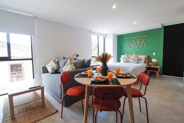 豪華樓中樓客房 | 起居區