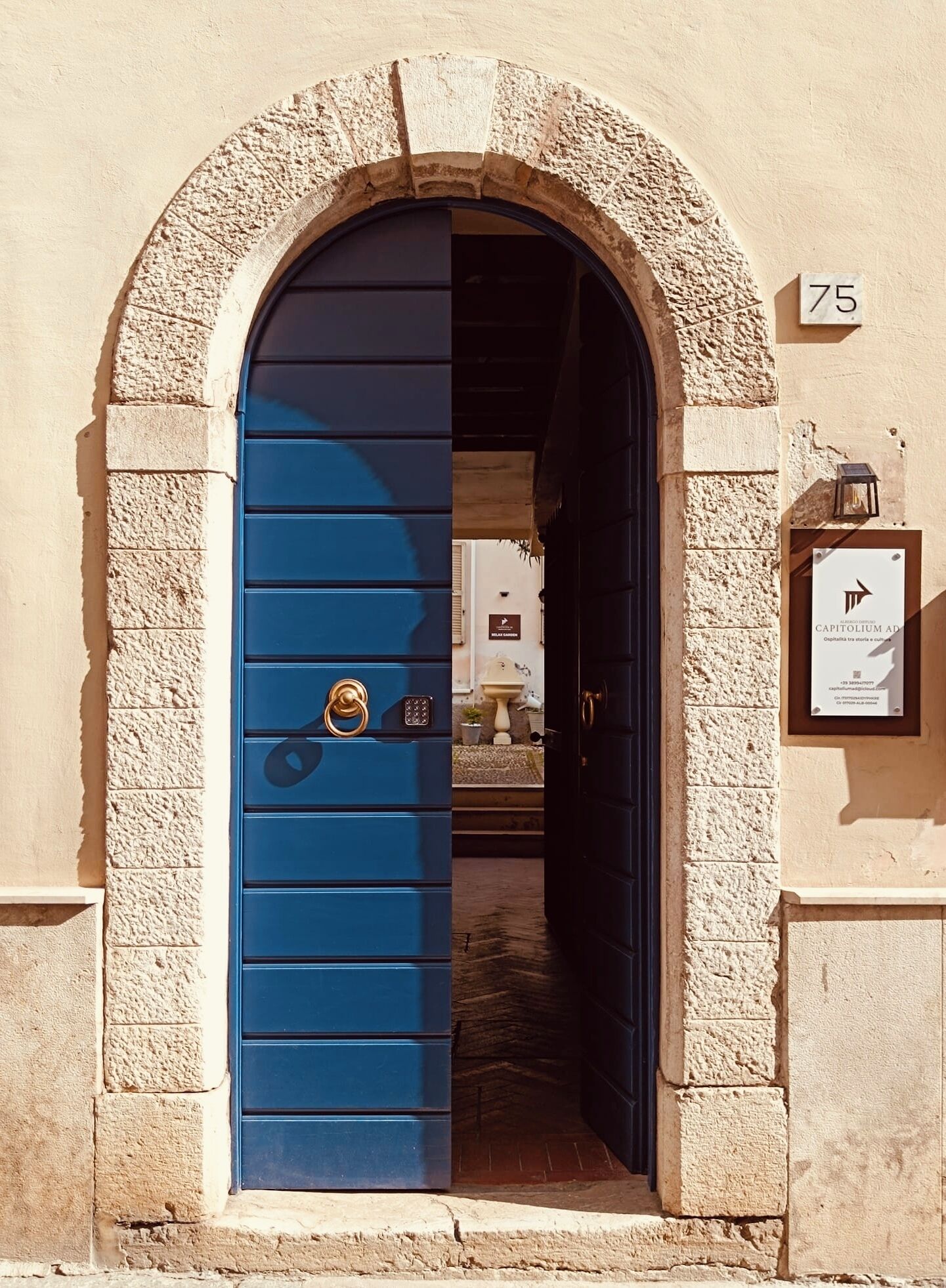 Ingresso della struttura