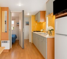 Suite, Pool View | Private kitchen | Full-size fridge, microwave, stovetop, cookware/dishes/utensils