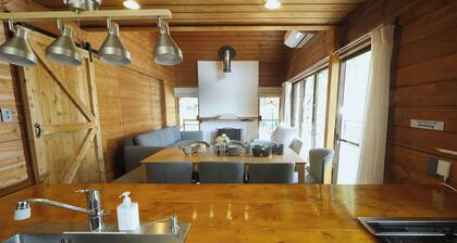 Hideaway lodge with a view of Mt Fuji Near Lake Saiko BBQ Corporate training / Minamitsurugun Yamanashi