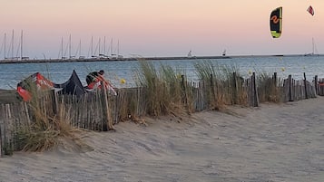 Aan het strand