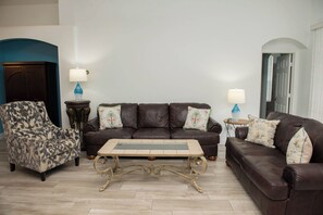 Smart TV, ping pong, books