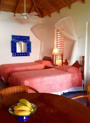 Iron/ironing board, WiFi, bed sheets