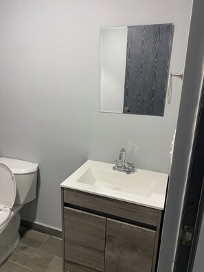 Towels, soap, toilet paper