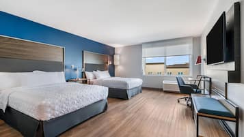 Kamer, 2 queensize bedden, toegankelijk voor mindervaliden, bad | Gratis wifi