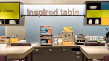 Petit déjeuner buffet compris tous les jours