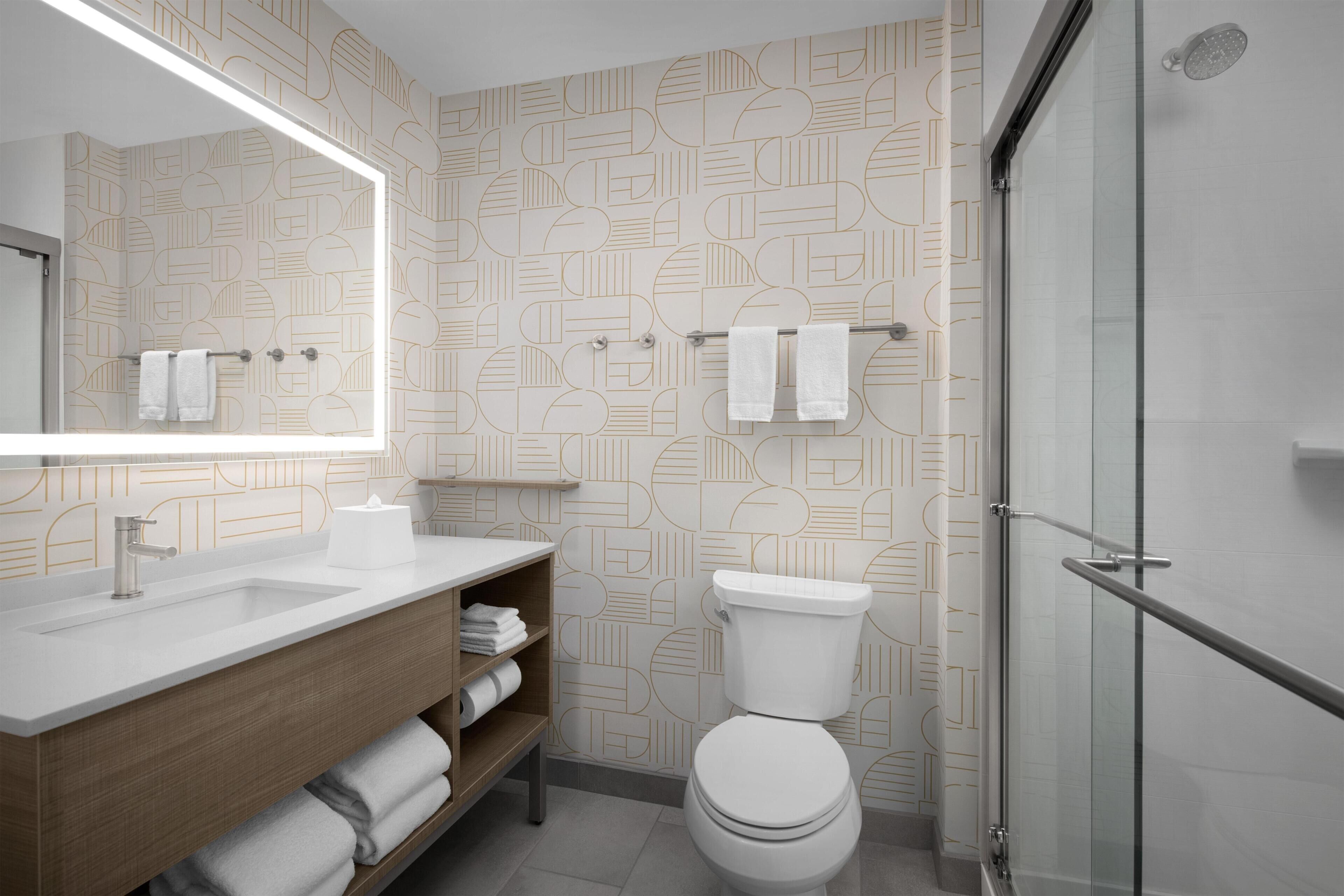 Douche de la salle de bain