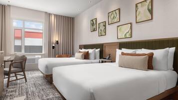 Room, 2 Queen Beds | Premium bedding, down comforters, in-room safe, free cribs/infant beds