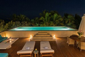 Pool - Hacienda Chekul - Luxury Private Beach-front Villa with Exceptional Views & Pool (Tulum)