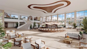 Sala de estar en el lobby
