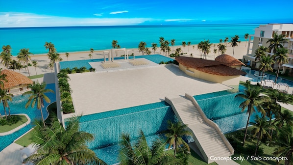 Front of property - Majestic Mirage Costa Mujeres, All Suite Resort - All Inclusive (Costa Mujeres)