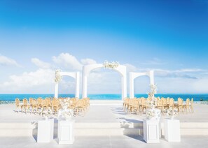 Área de bodas al aire libre