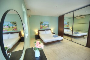 4 bedrooms, iron/ironing board, free WiFi, bed sheets