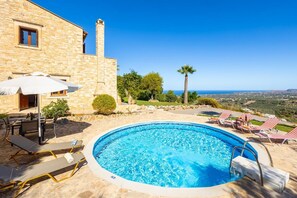 Pool - Villa Top Hill - Three Bedroom Villa, Sleeps 6 (Agia Triada)
